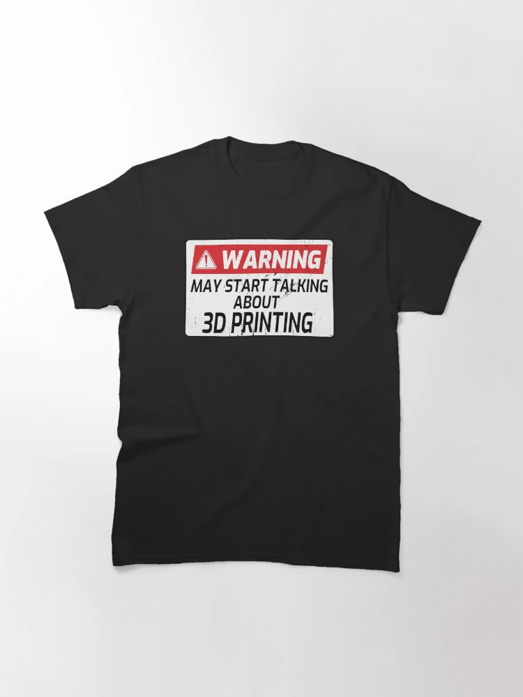 3D Artist - 3D printing Lovers Warning sign