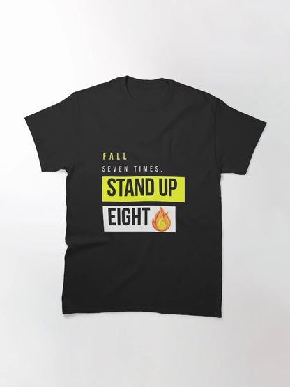Fall Seven Times Stand Up Eight Inspirational Quote