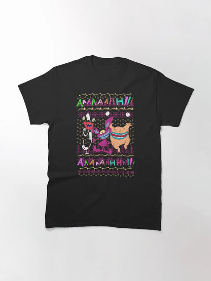 Aaahh!!! Real Monsters Christmas Scary Fun Ugly Sweater