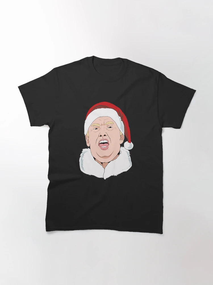 A Sneezing Donald Trump Dressed As Santa Claus Christmas design
