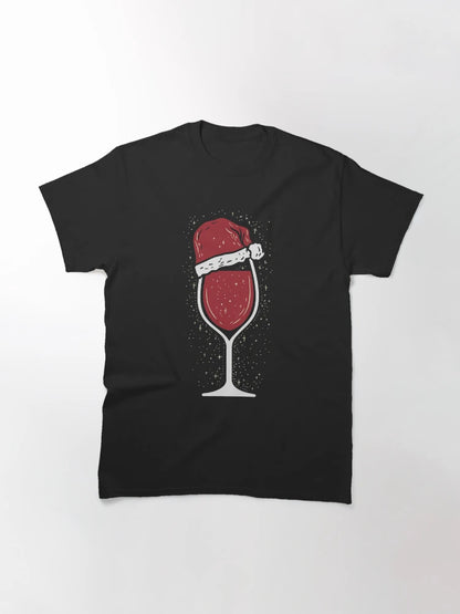 Festive drinks, mistletoe and wine