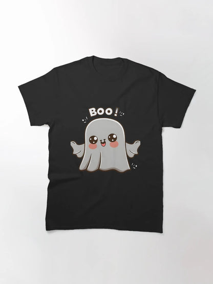 A cute ghost saying