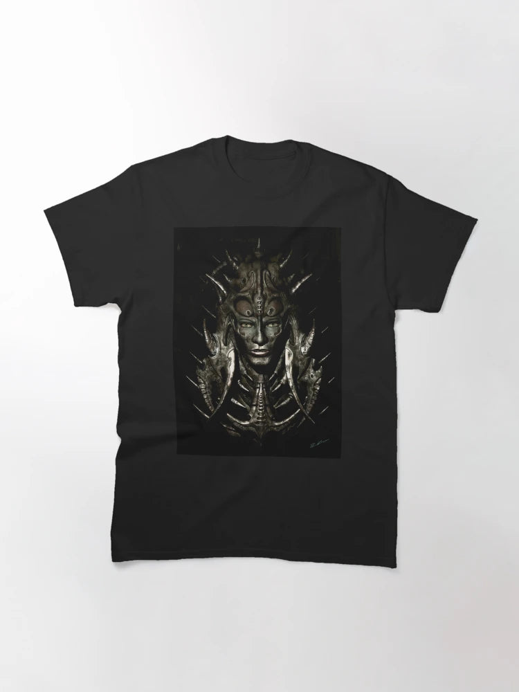 Fantasy Face -Biomechanic 3D Illustration - Dark Version