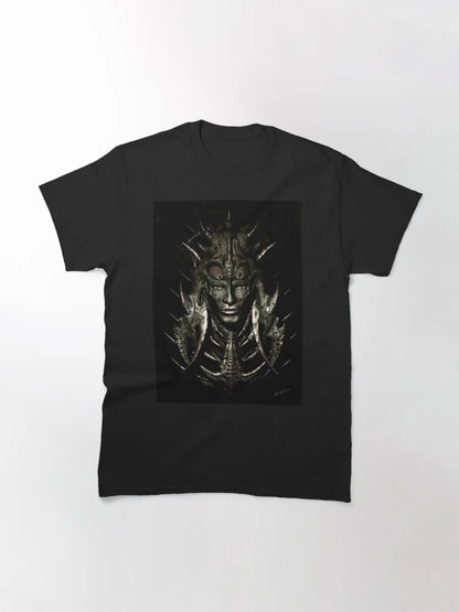 Fantasy Face -Biomechanic 3D Illustration - Dark Version