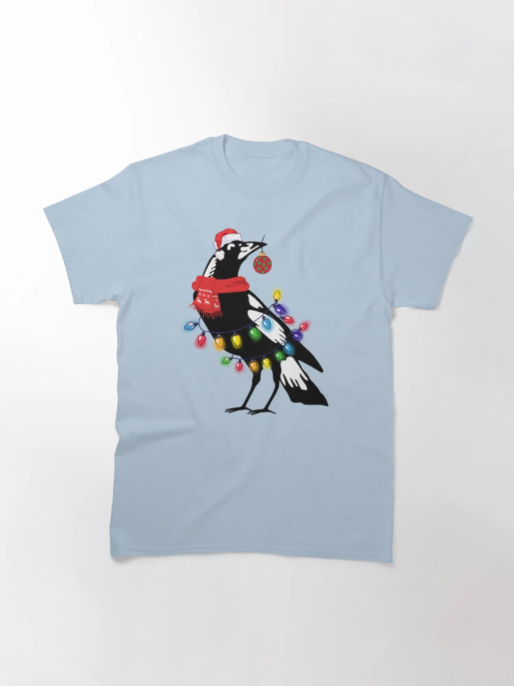 Extra Festive Magpie, Xmas magpie - Australian Christmas Men Woman kids