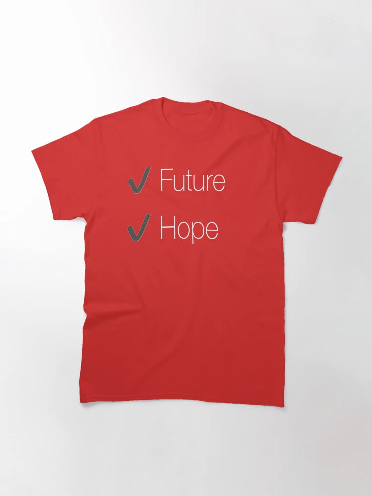 Future and Hope in white and coral