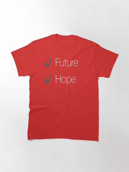 Future and Hope in white and coral