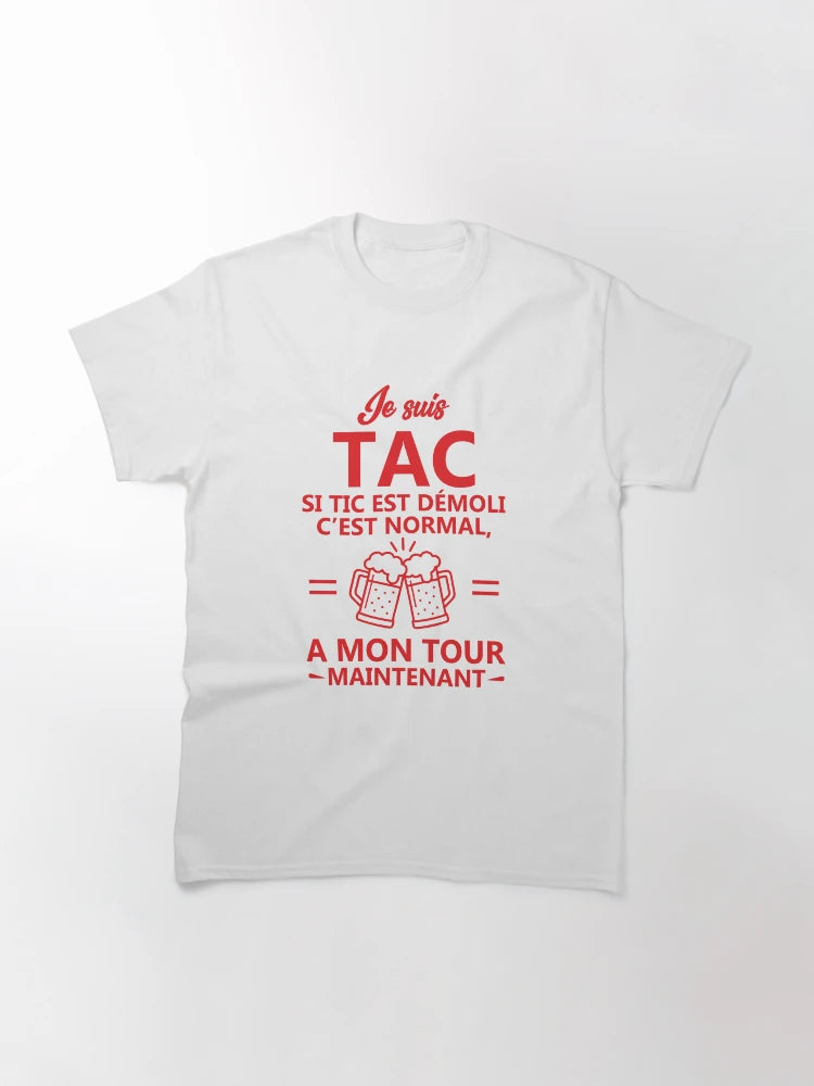 I Am Tac – Humor, Duo & Beer – Party T-shirt