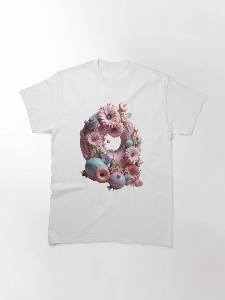 Dreamy Floral Donut - 3D Render in Pastel Colors