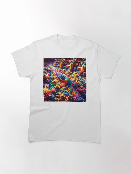 A.I. Psychedelic Fractal Squid 0001 FunFractals ChromaDepth 3D