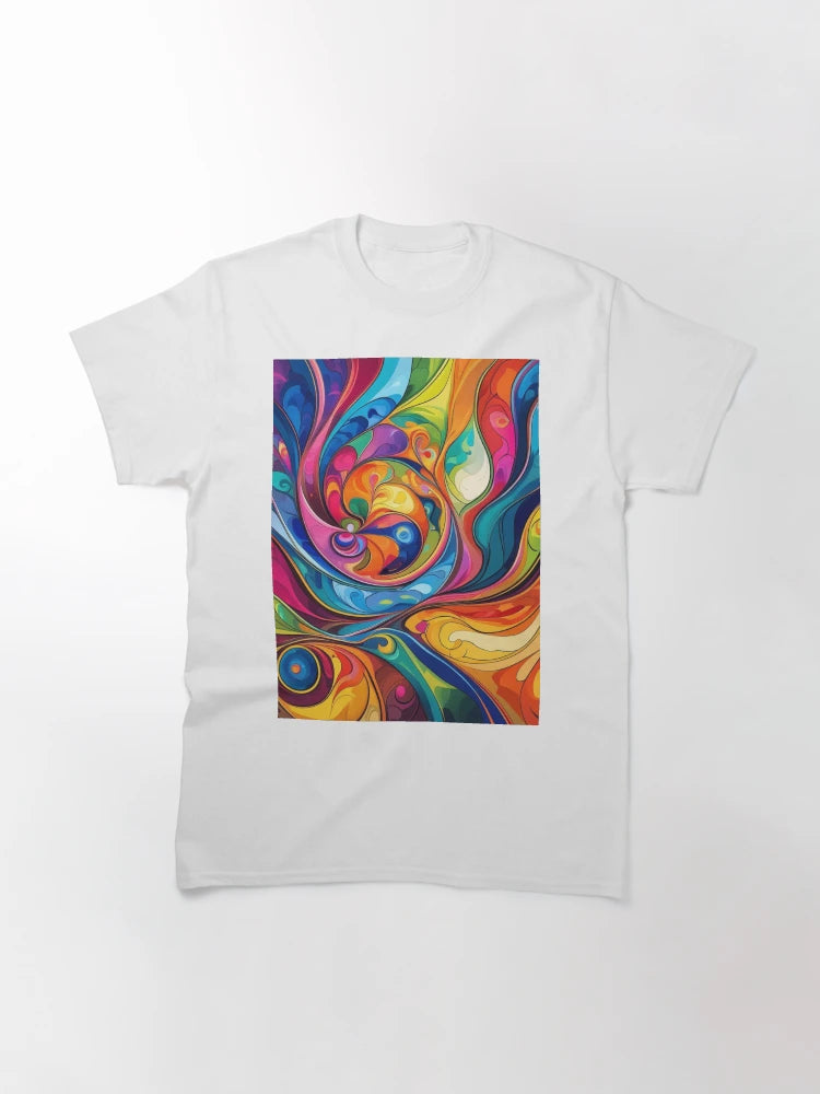 Abstract Geometric Rainbow Pattern 8
