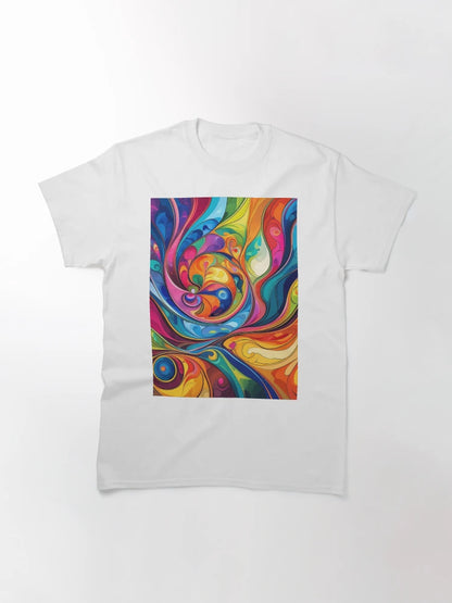 Abstract Geometric Rainbow Pattern 8