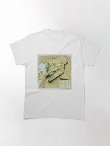 2004 Syria Relief Map 3D digitally-rendered