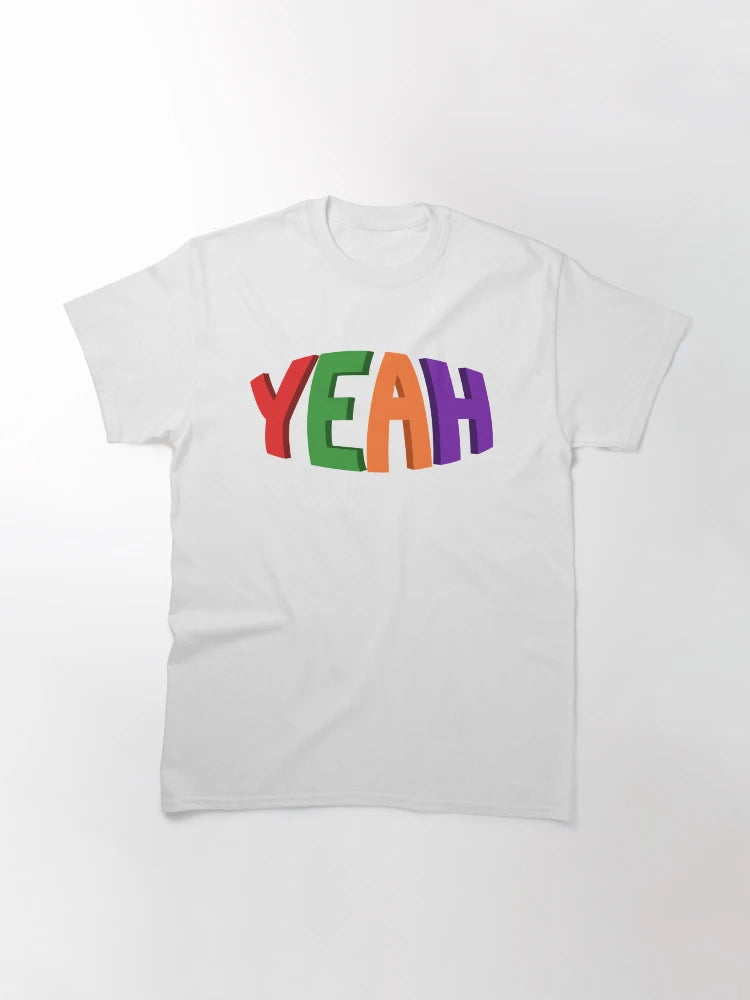 3D YEAH Multicolored Typographic Design