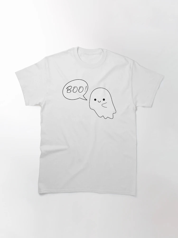 Adorable ghost saying boo for halloween big