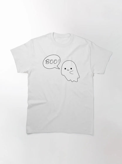 Adorable ghost saying boo for halloween big