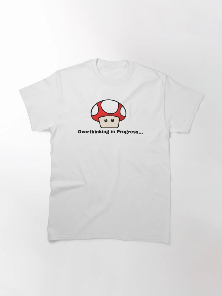 Overthinking in Progress | Funny Mental Health Sticker