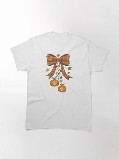 Festive Croquette Bow with Dangling Jack-O-Lanterns #2