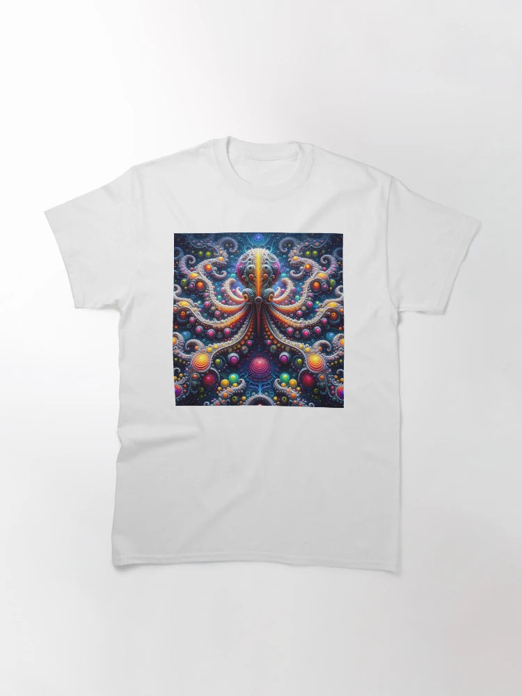 A.I. Psychedelic Fractal Octopus 0001 FunFractals ChromaDepth 3D