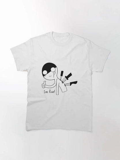 A man with a knife in the back