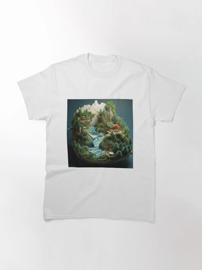 3D Ancient Asian Landscape Art