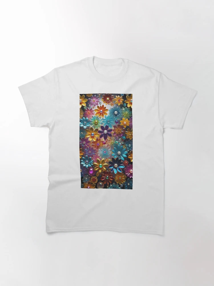 3d Colorful Flowers Backgroun, Floral Pattern