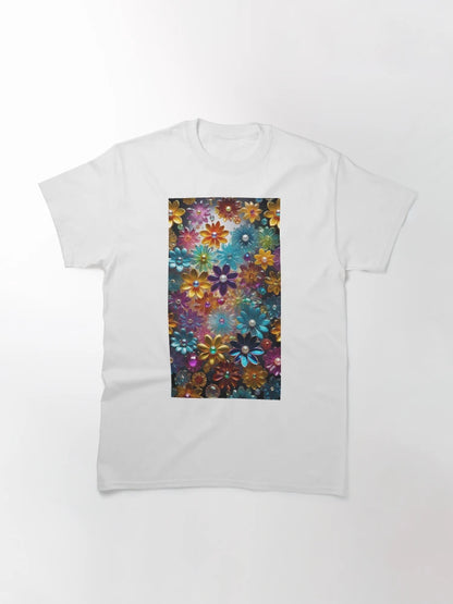 3d Colorful Flowers Backgroun, Floral Pattern