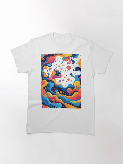 Abstract Rainbow Ocean’s Waves