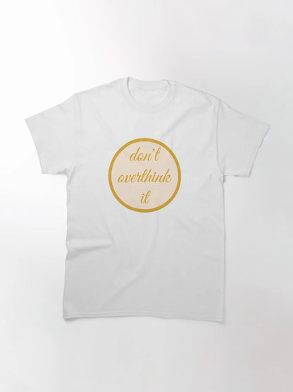 don't ovethink it gold blush