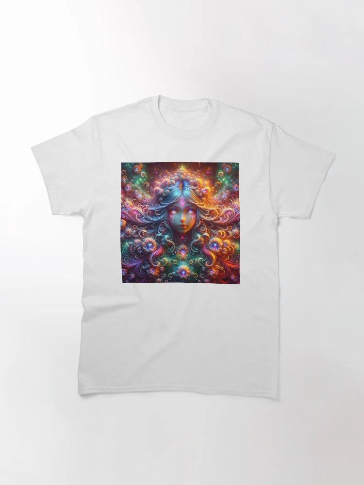 A.I. Psychedelic Fractal Anime Girl 8K 0027 FunFractals ChromaDepth 3D