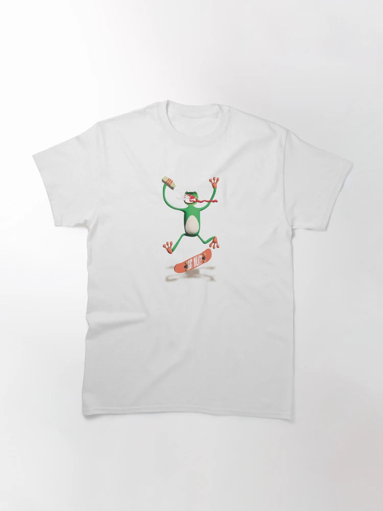 Frog On Skateboard