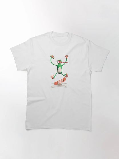 Frog On Skateboard