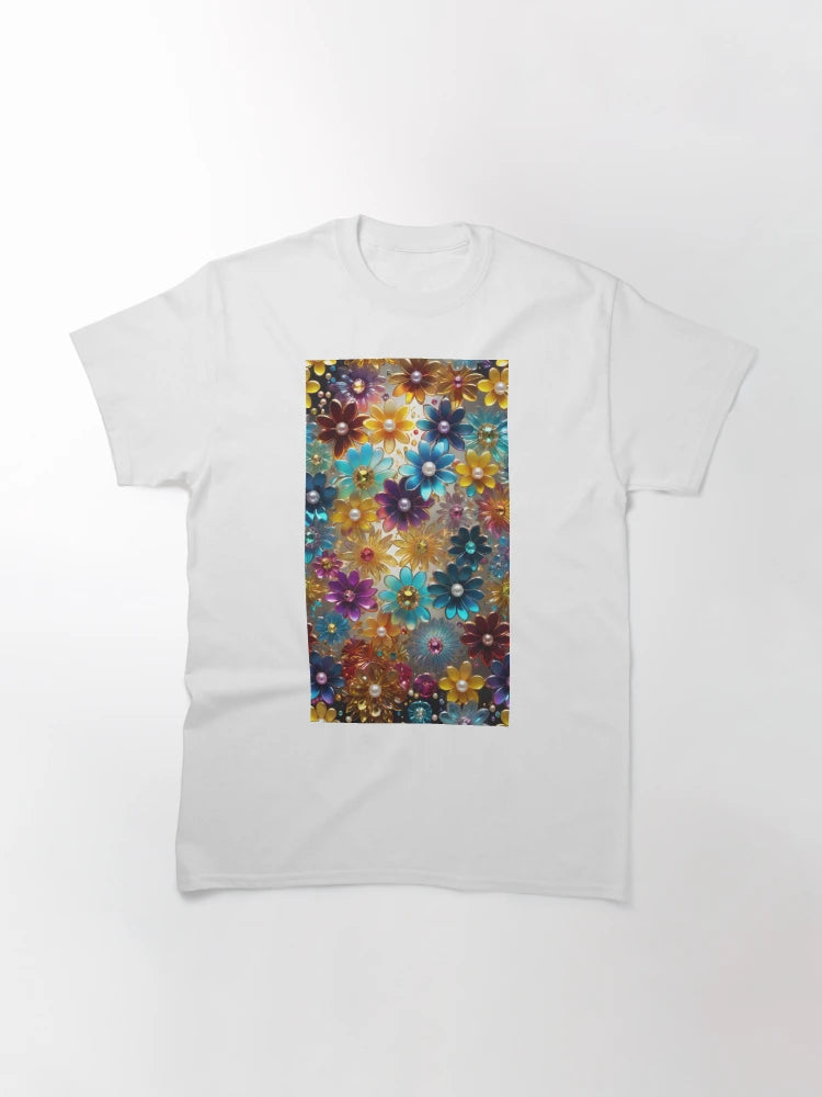 3d Colorful Flowers Backgroun, Floral Pattern