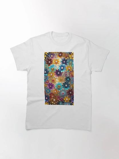 3d Colorful Flowers Backgroun, Floral Pattern