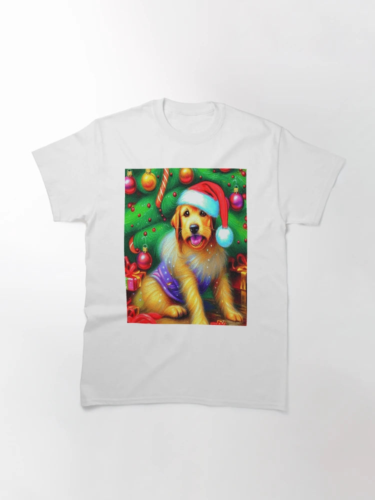 Adorable Shaggy Christmas Puppy