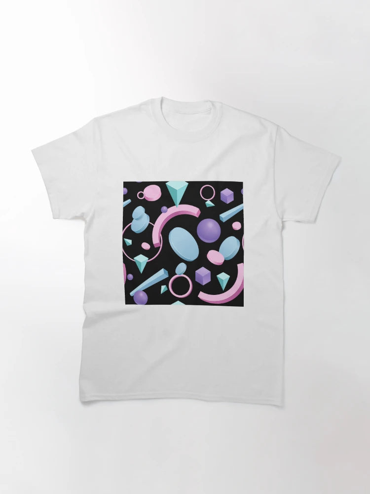 3D Shapes Background 3