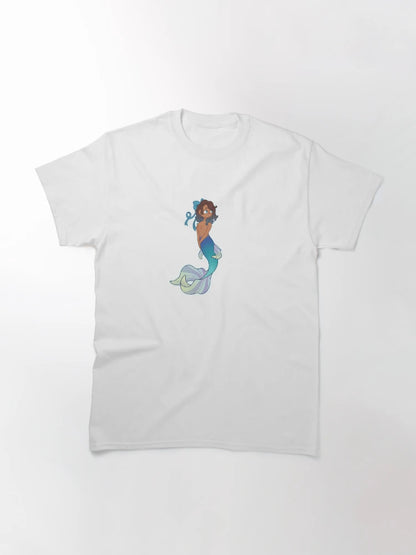 Double mastectomy mermaid (blue version)