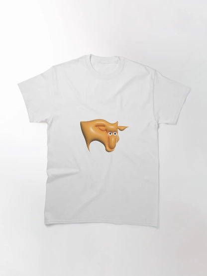3d orange cow