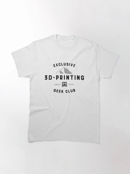 3d-printing club logo black and grey font