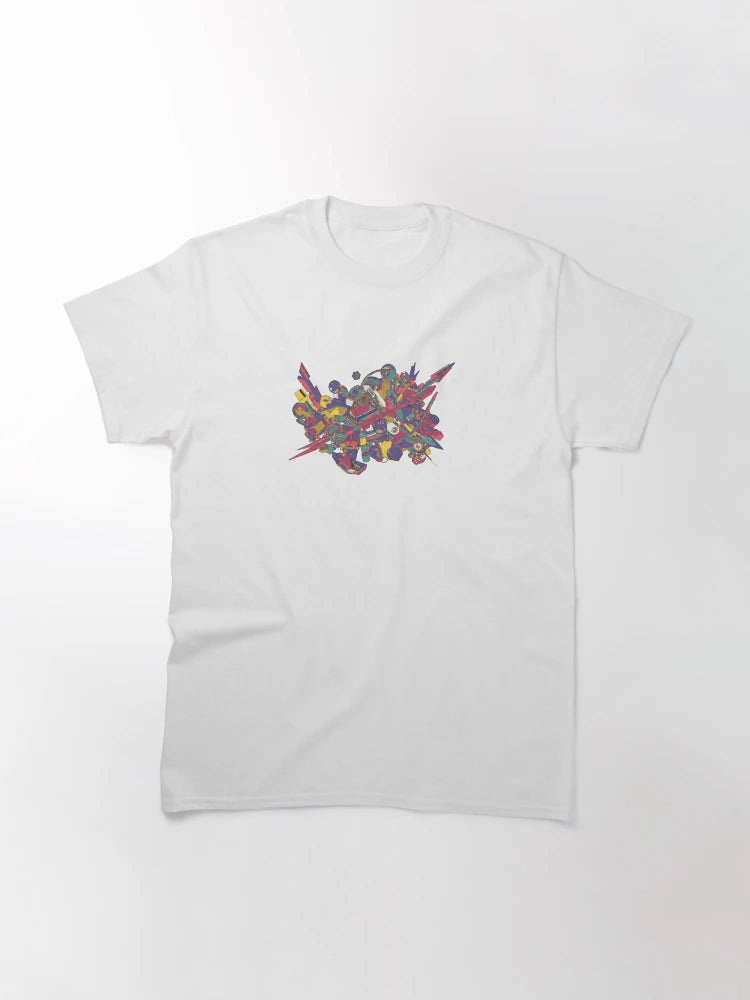 Explosion of colorful chaos