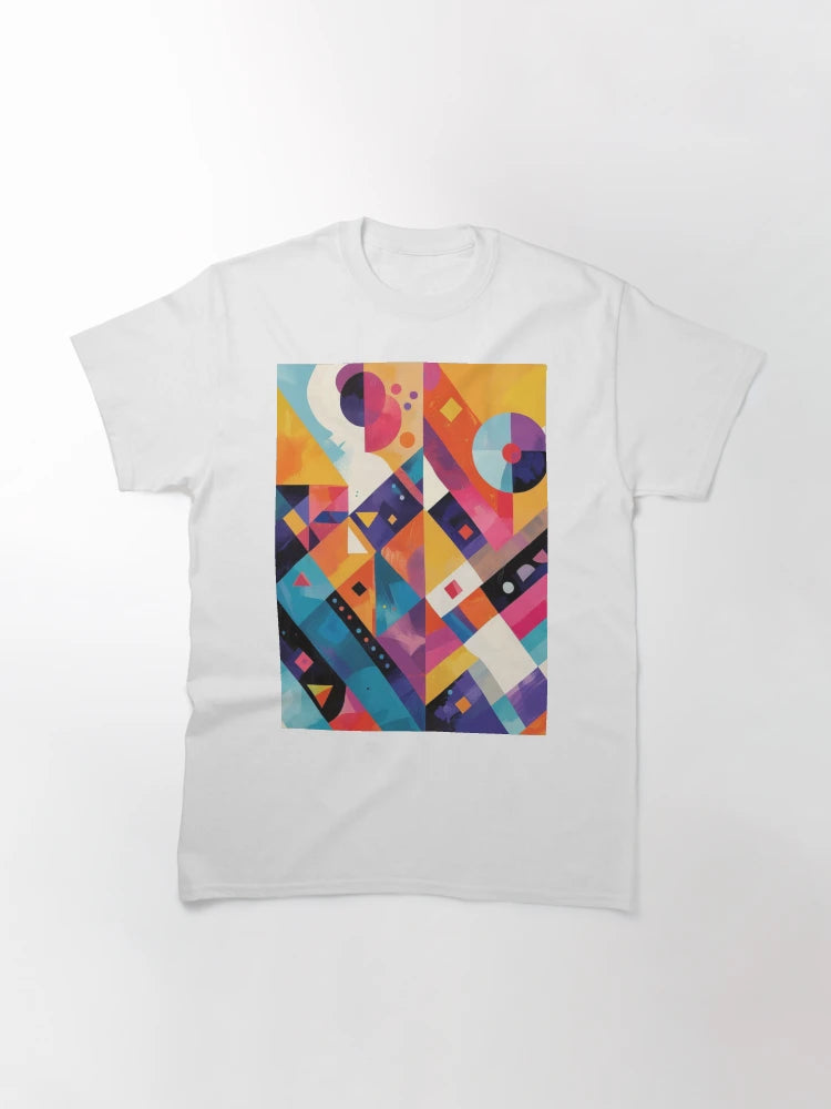 Abstract Geometric Rainbow Pattern 6