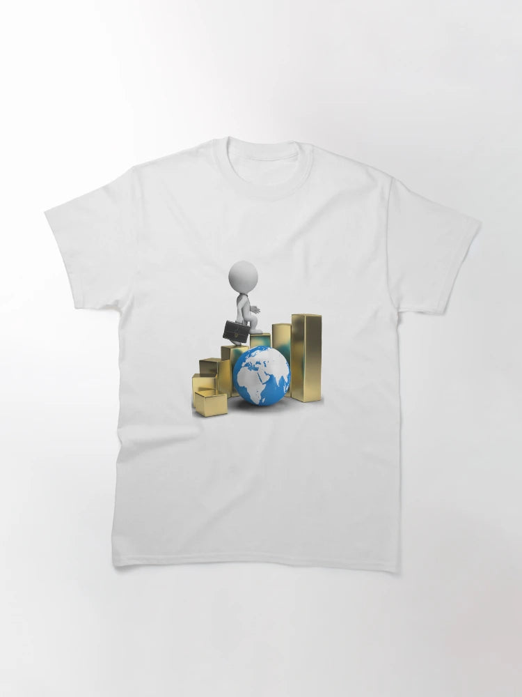 3D | Graphy Business Person Stairs