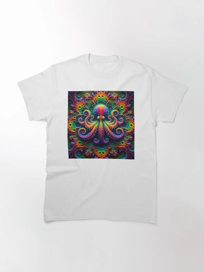 A.I. Psychedelic Fractal Octopus 0002 FunFractals ChromaDepth 3D