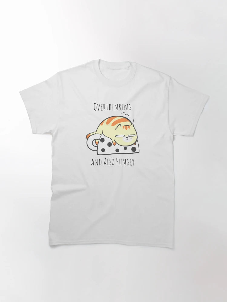 Overthinking and Also Hungry Cute Cream Colored Tabby Cat