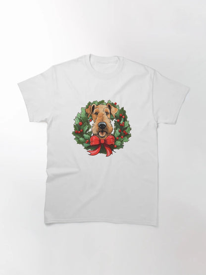 Airedale Terrier -  Christmas Wreath Dog