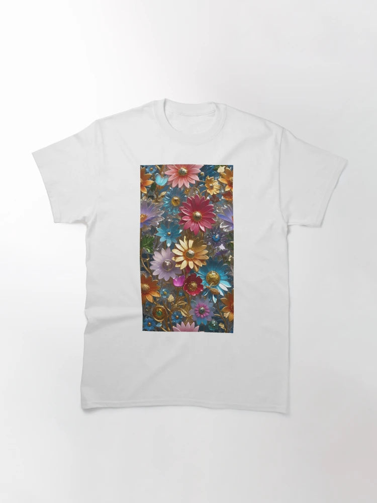 3d Colorful Flowers Backgroun, Floral Pattern
