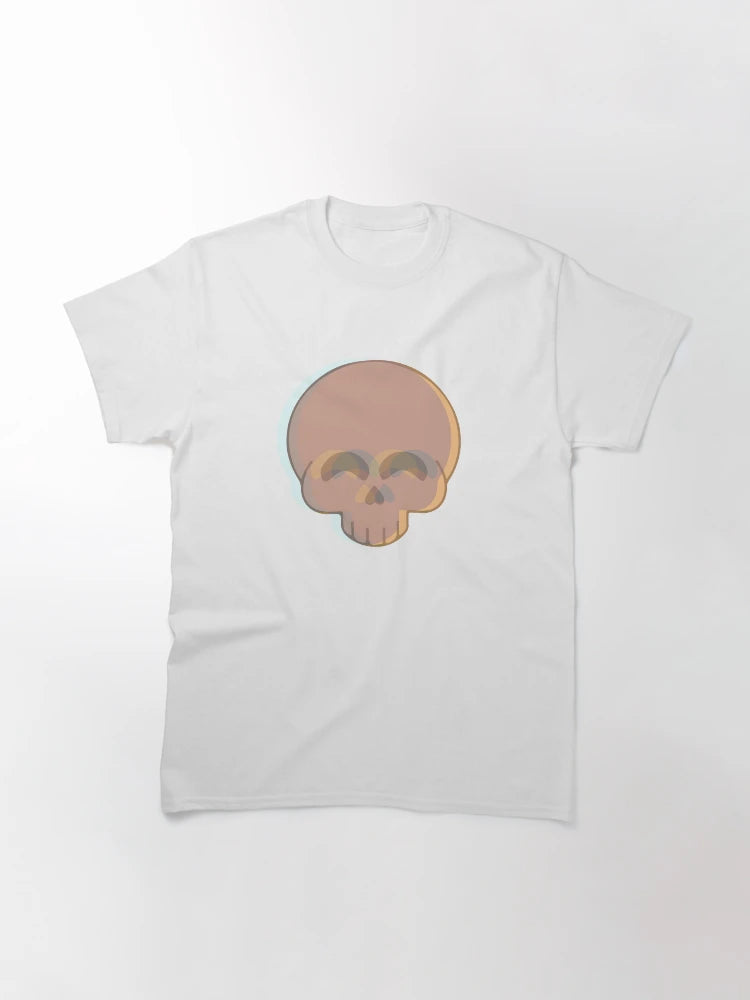3D Effect Smiling Skull