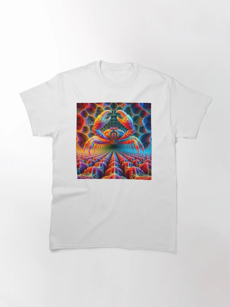 A.I. Psychedelic Fractal Crab 0005 FunFractals ChromaDepth 3D