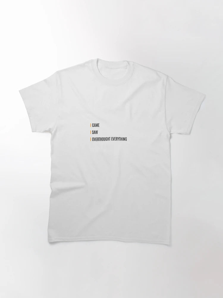 Overthinking Funny T-Shirt – Introvert Humor Tee