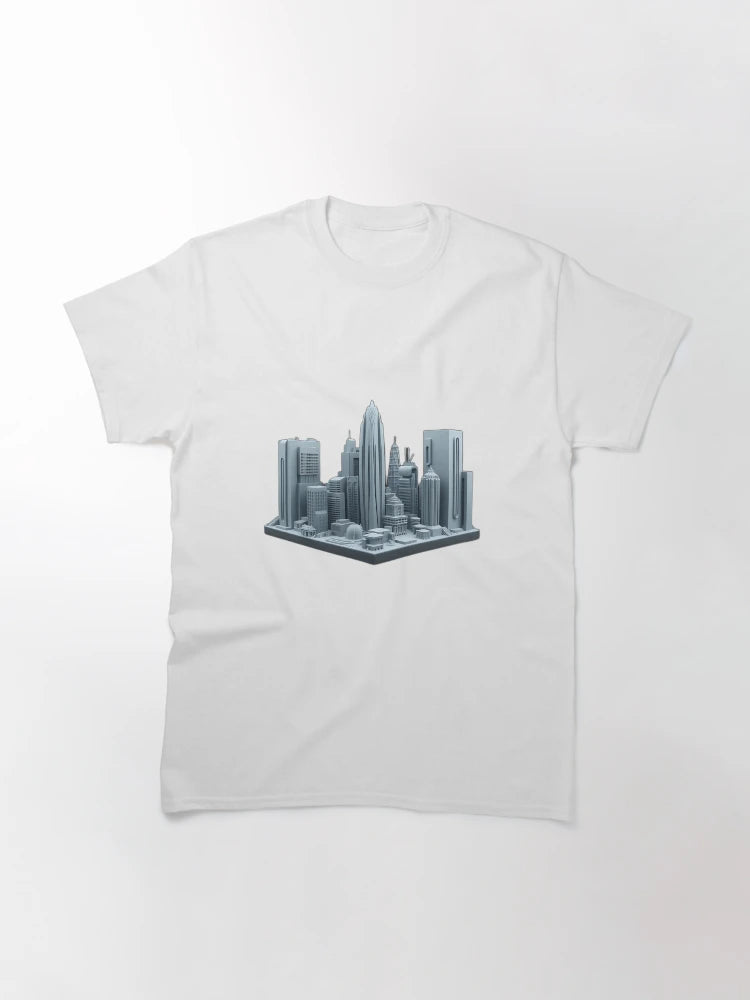 3D Printed Futuristic City Skyline